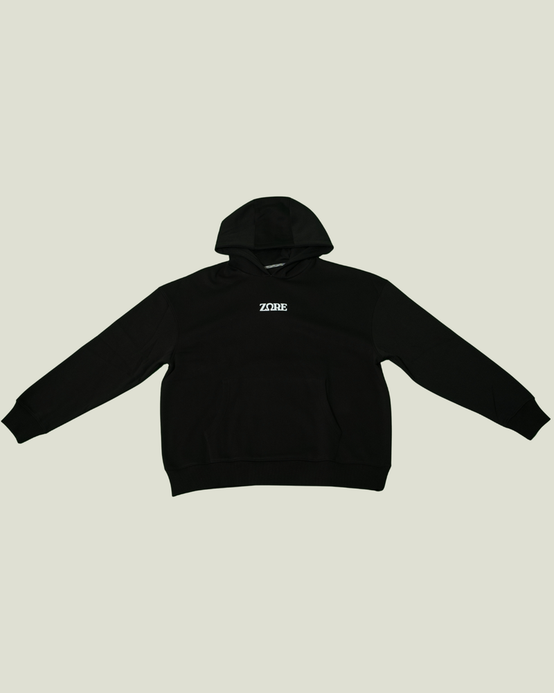 OVERSIZED "LEGACY" HOODIE - BLACK
