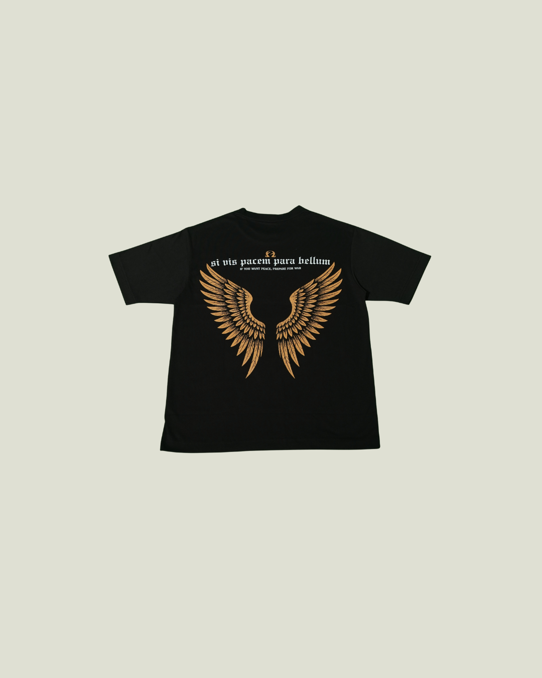 OVERSIZED "WAR-TIME" TEE - BLACK